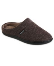 Mens leather online slippers macys