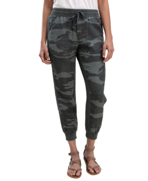 Splendid Essential Active Field Camo Jogger Sweatpants In Vob Camo