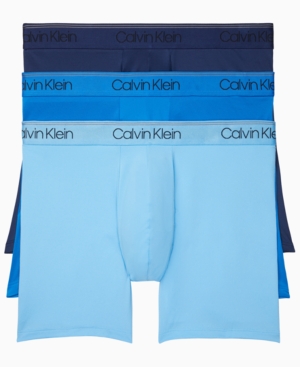 Calvin Klein Men's Big & Tall Microfiber Stretch 3 Pack Boxer Brief