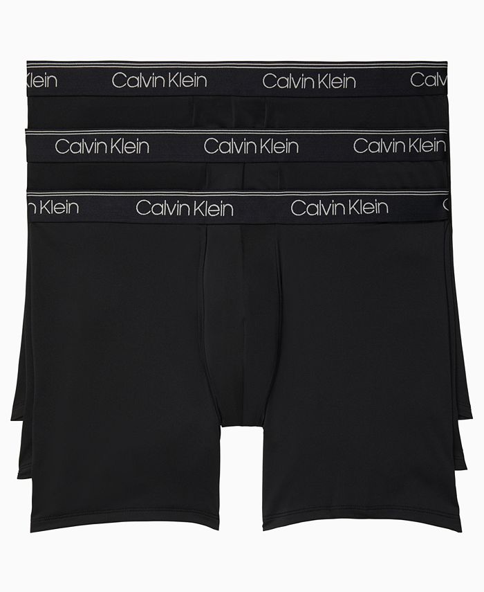 Calvin Klein Men's 3-Pack Microfiber Stretch Boxer Briefs & Reviews -  Underwear & Socks - Men - Macy's