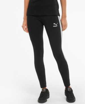 Puma Iconic Printed-Panel Full Length Leggings