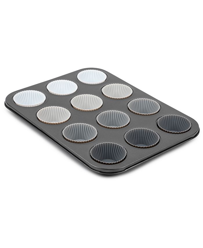 Core Home 13Pc. Muffin Pan & Silicone Liners Set Macy's