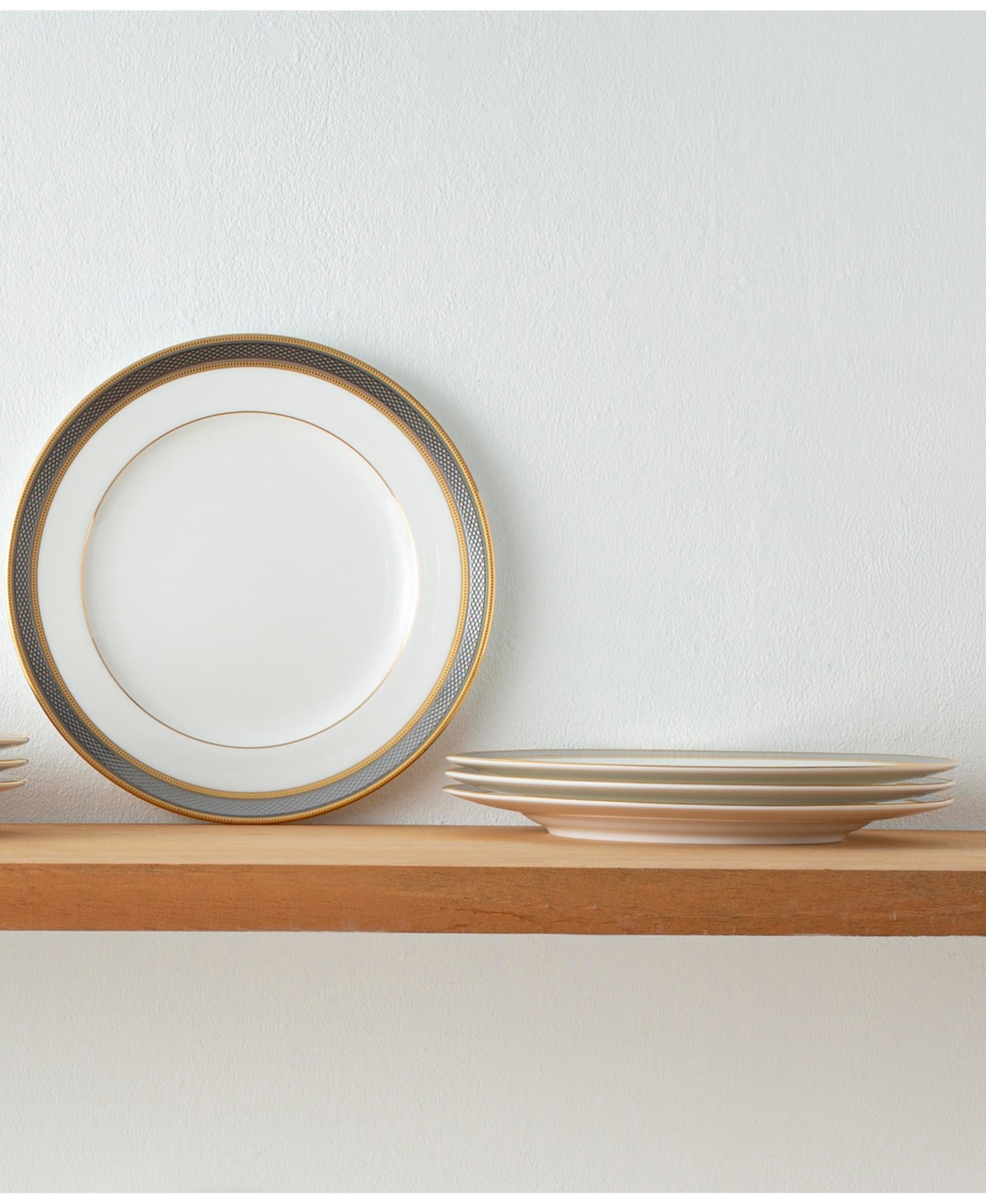 Noritake Brilliance Set Of 4 Salad Plates, 8-1/4"