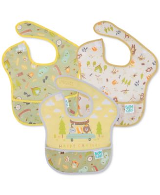 Bumkins Baby Boys Or Baby Girls Bib Waterproof Baby Bibs, Pack Of 3 ...