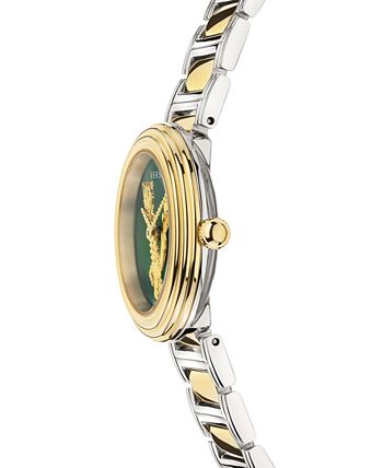 Versace - Women's Swiss Virtus Mini Gold-Tone Stainless Steel Bracelet Watch 28mm