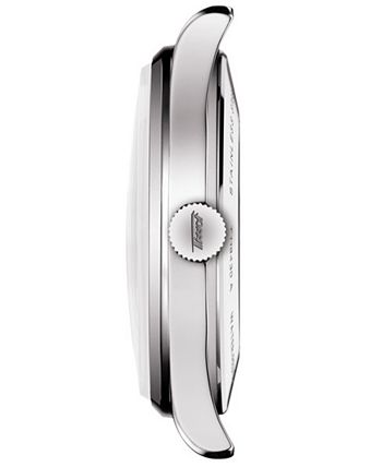 Tissot - Men's Swiss Automatic Heritage Visodate Powermatic 80 Stainless Steel Mesh Bracelet Watch 42mm