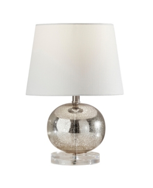Adesso Globe Table Lamp In Mercury Glass