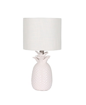 Adesso Pineapple Table Lamp In White