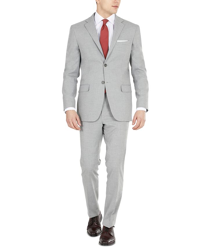 Leonardoda Ærlig akademisk DKNY Men's Light Gray Modern-Fit Stretch Suit Separates - Macy's