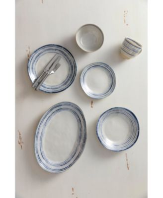 Casafina Nantucket Dinnerware Collection In Blue  White
