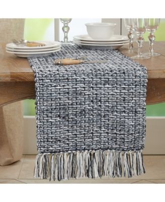 Woven Design Long Table Runner, 72" x 16"