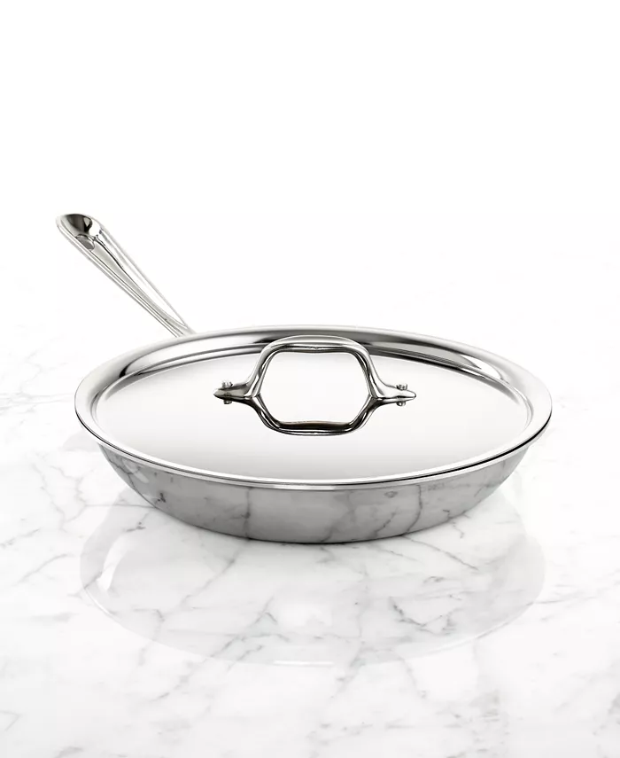 All-Clad All Clad Tri-Ply Stainless Steel 10" Covered Fry Pan