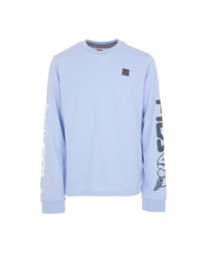 Fila Big Boys Gray Oil Slick Long Sleeve Tee