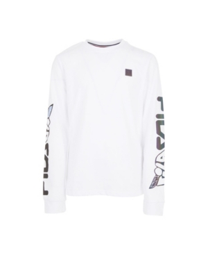 Fila Big Boys Gray Oil Slick Long Sleeve Tee