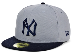 New Era New York Yankees Gray Anniversary 59FIFTY Cap