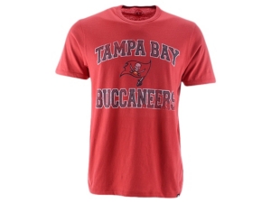 47 Brand Men's Tampa Bay Buccaneers Union Arch Franklin T-shirt In Red