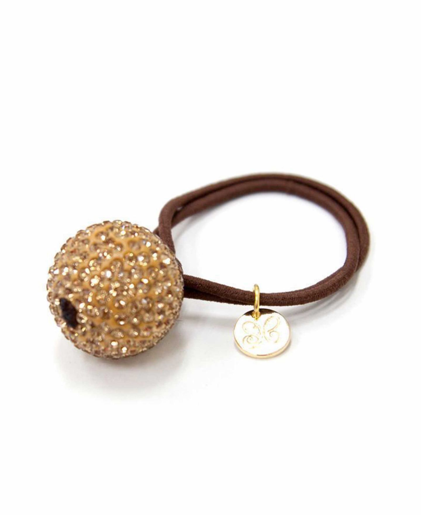 Женские аксессуары Soho Style Crystal Ball Ponytail Holder, цвет: Topaz — фото 1