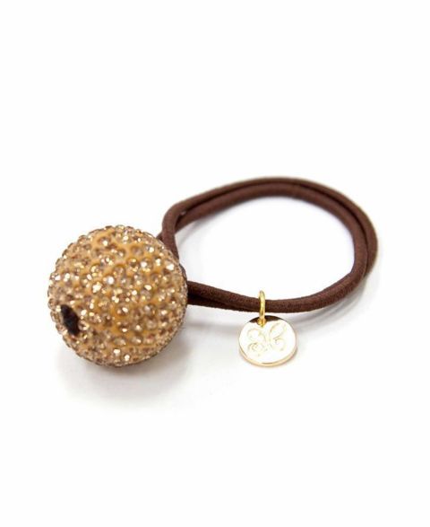 Женские аксессуары Soho Style Crystal Ball Ponytail Holder, цвет: Topaz