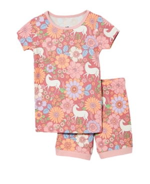 Toddler Girls Nikki Shorts Sleeve Pajama Set of 2