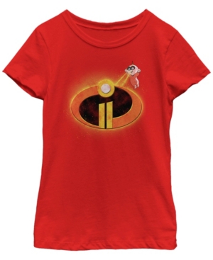 Big Girls Incredibles 2 Logo Beam Short Sleeve T-shirt