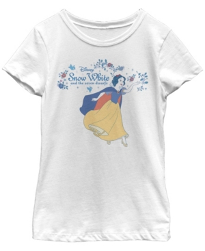 Big Girls Disney Princesses Ruffle Sleeve Tee Short Sleeve T-shirt
