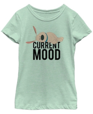 Big Girls Disney Princesses Current Mood Short Sleeve T-shirt