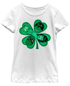 Big Girls Marvel Lucky Retro Short Sleeve T-shirt