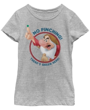 Big Girls Disney Princesses No Pinching Grumpy Short Sleeve T-shirt
