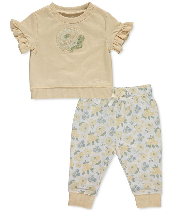 Chickpea Baby Girls 2Pc. Top & Jogger Pants Set 2 Macy's