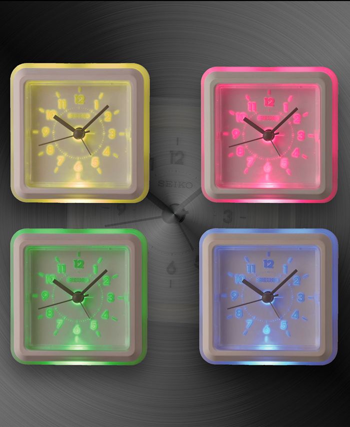 Seiko - Ena White Alarm Clock