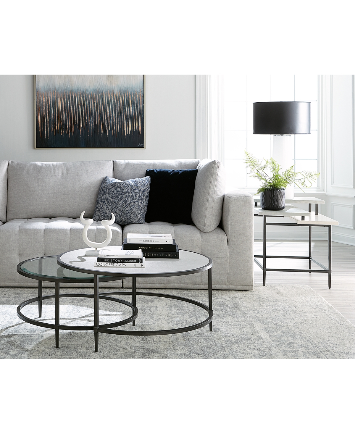 Modern 2pc Occasional Set (Cocktail Table & End Table)