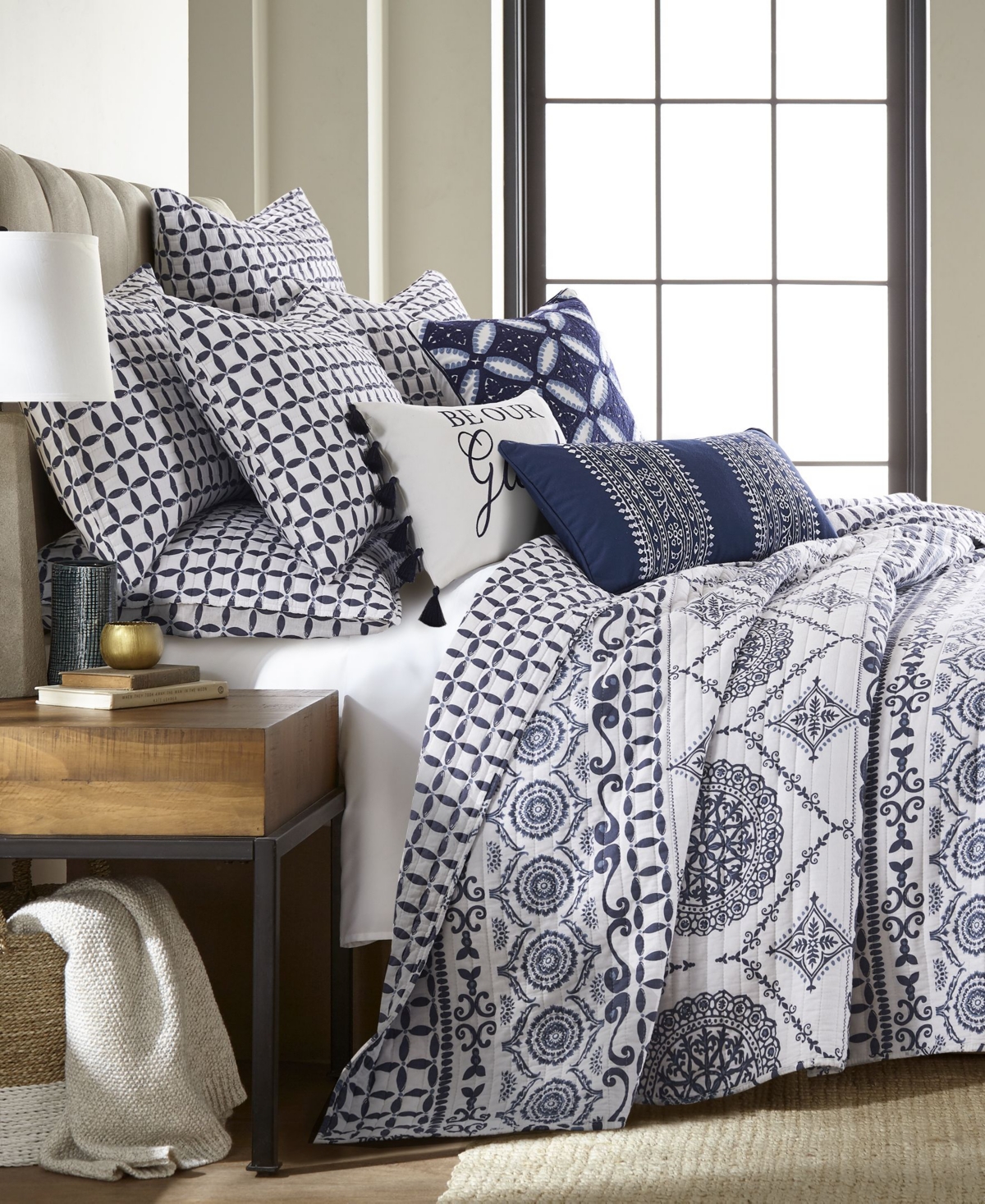 Levtex Valentina Embroidered Pillow,