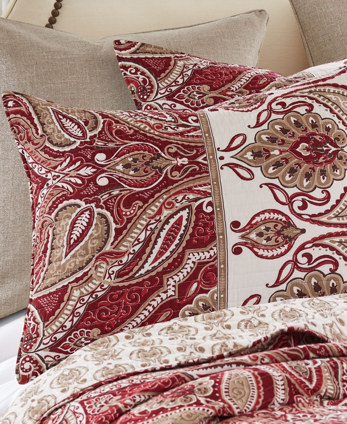 Shop Levtex Astrid Quilt, King In Red