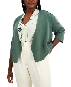 Alfani Plus Size Cozy Open-Front Cardigan Created for Macy's