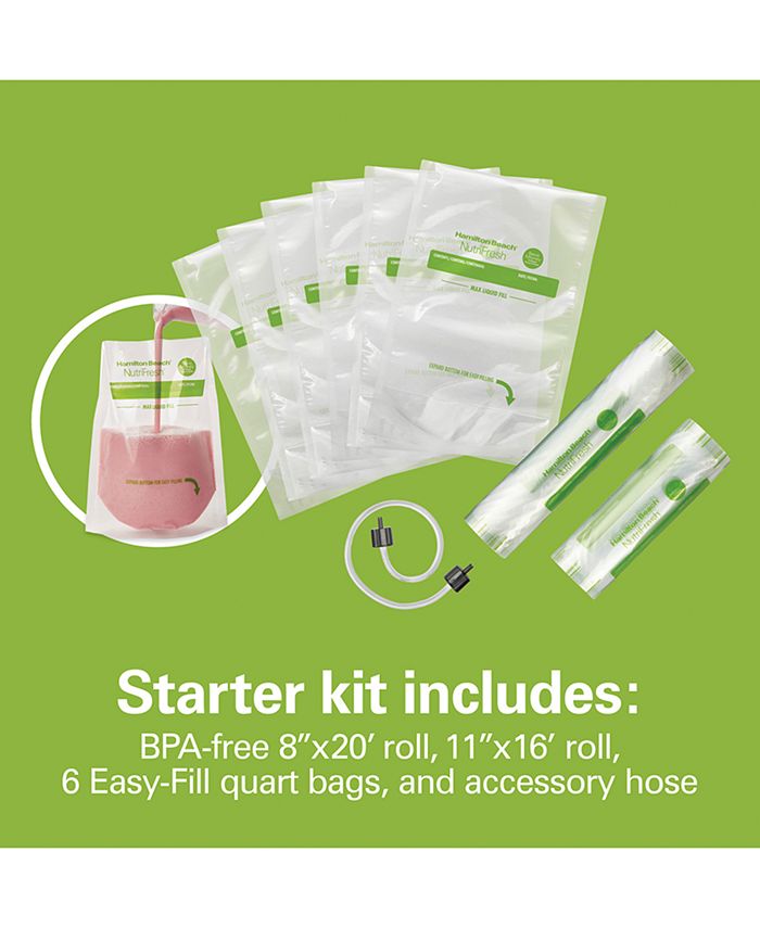 Hamilton Beach NutriFresh Vacuum Sealer for Liquid & Dry Food Macy's