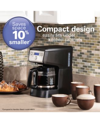 12-Cup Compact Programmable Coffee Maker