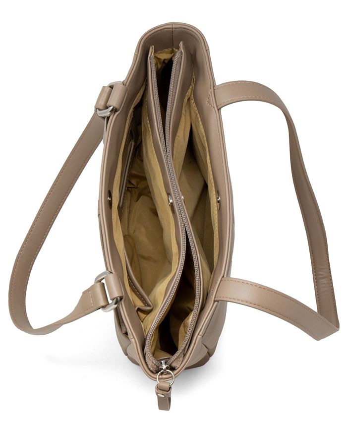 Giani Bernini Nappa Classic Leather Tote, Created for Macy's & Reviews ...