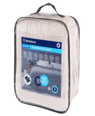 Westinghouse Westing House Reversible Heated Velour Blankets