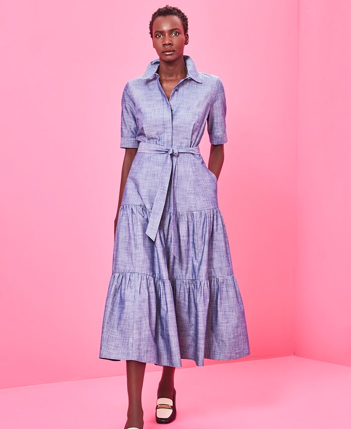 Calvin klein clearance chambray dress