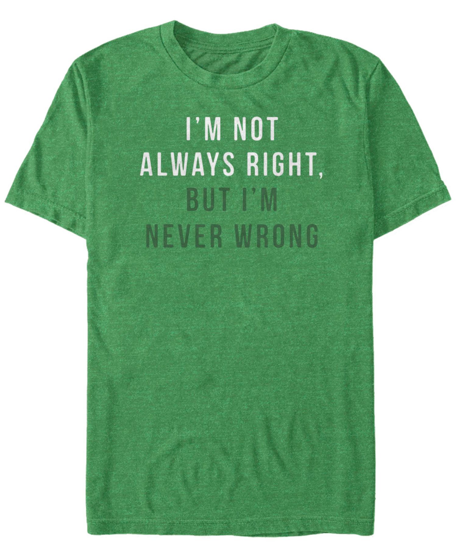 Men's Never Wrong Short-Sleeve Crew T-Shirt