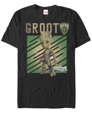 Fifth Sun Men's Groot Tree Short Sleeve Crew T-shirt In Black
