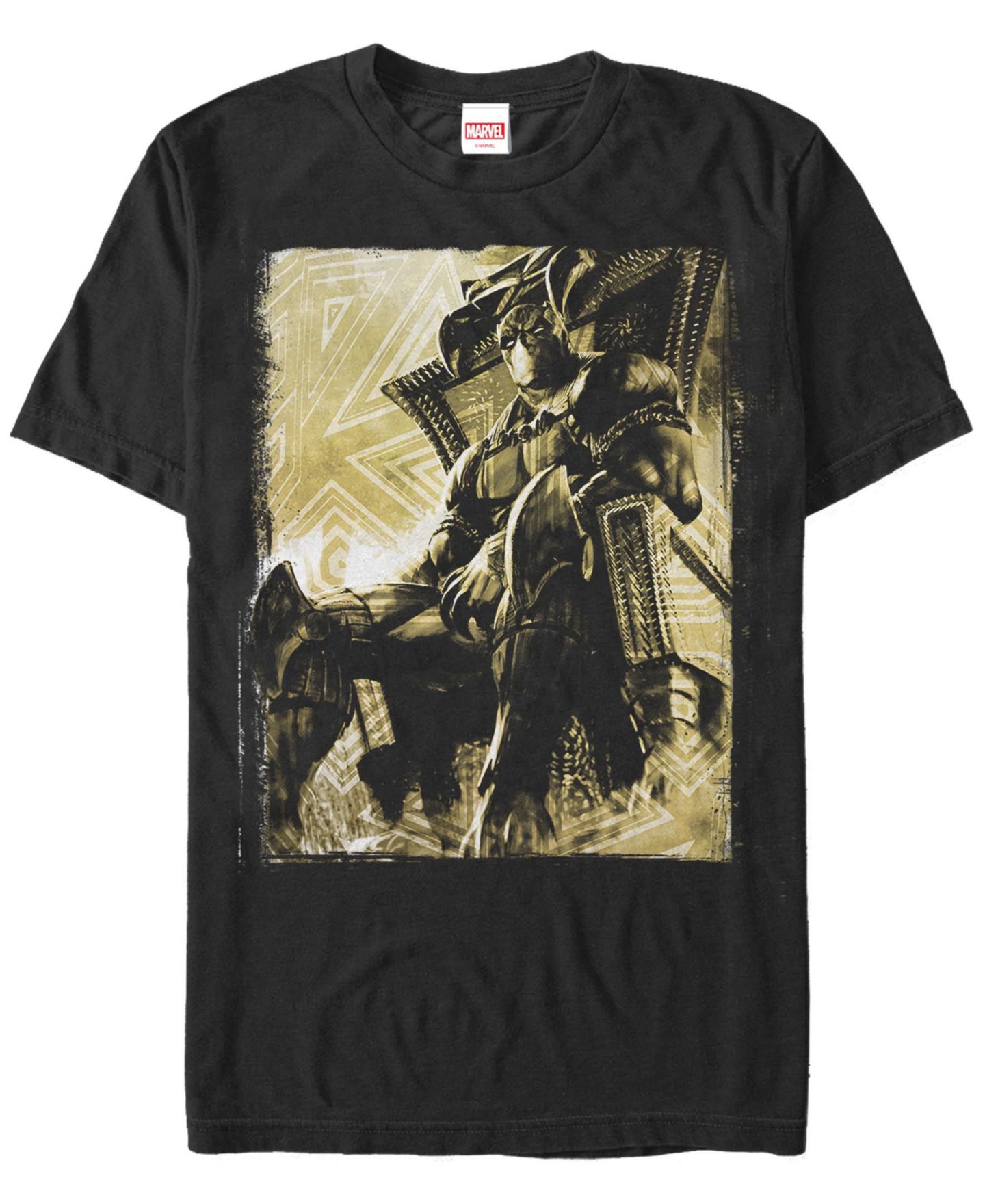 Мужская футболка Fifth Sun Throne Room Short Sleeve Crew, цвет: Чёрный — фото 1