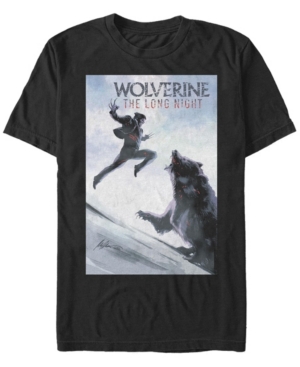 Fifth Sun Men's Wolverine Short Sleeve Crew T-shirt In Black