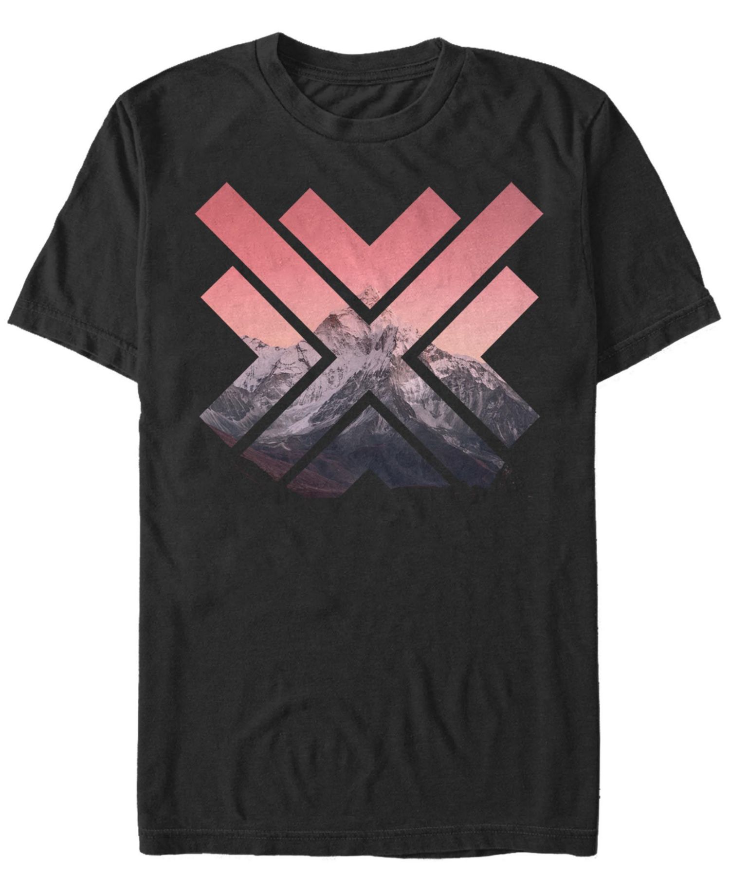 Men's Geo Mountain Short Sleeve Crew T-shirt