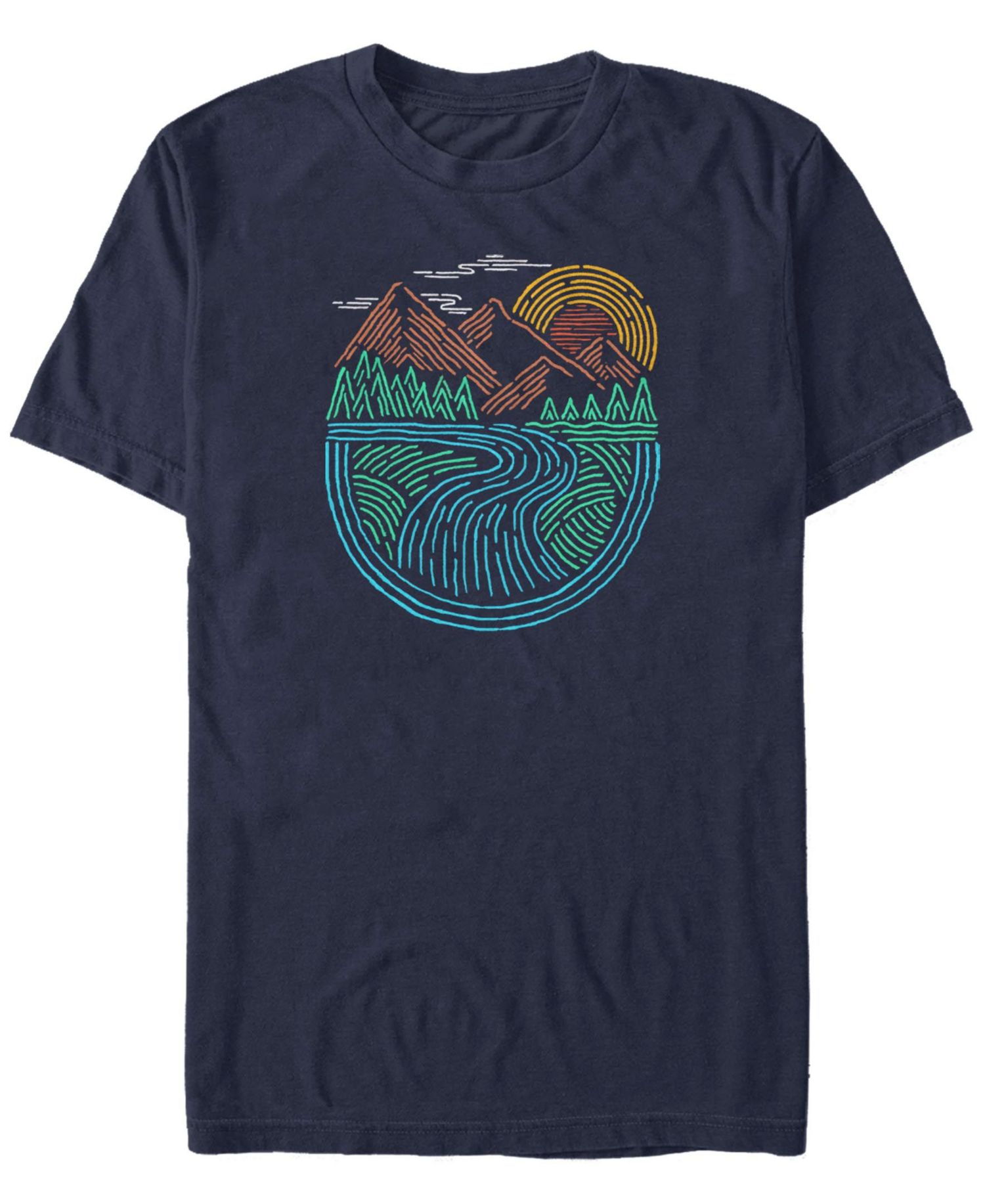 Men's Nature Run Short-Sleeve Crew T-Shirt