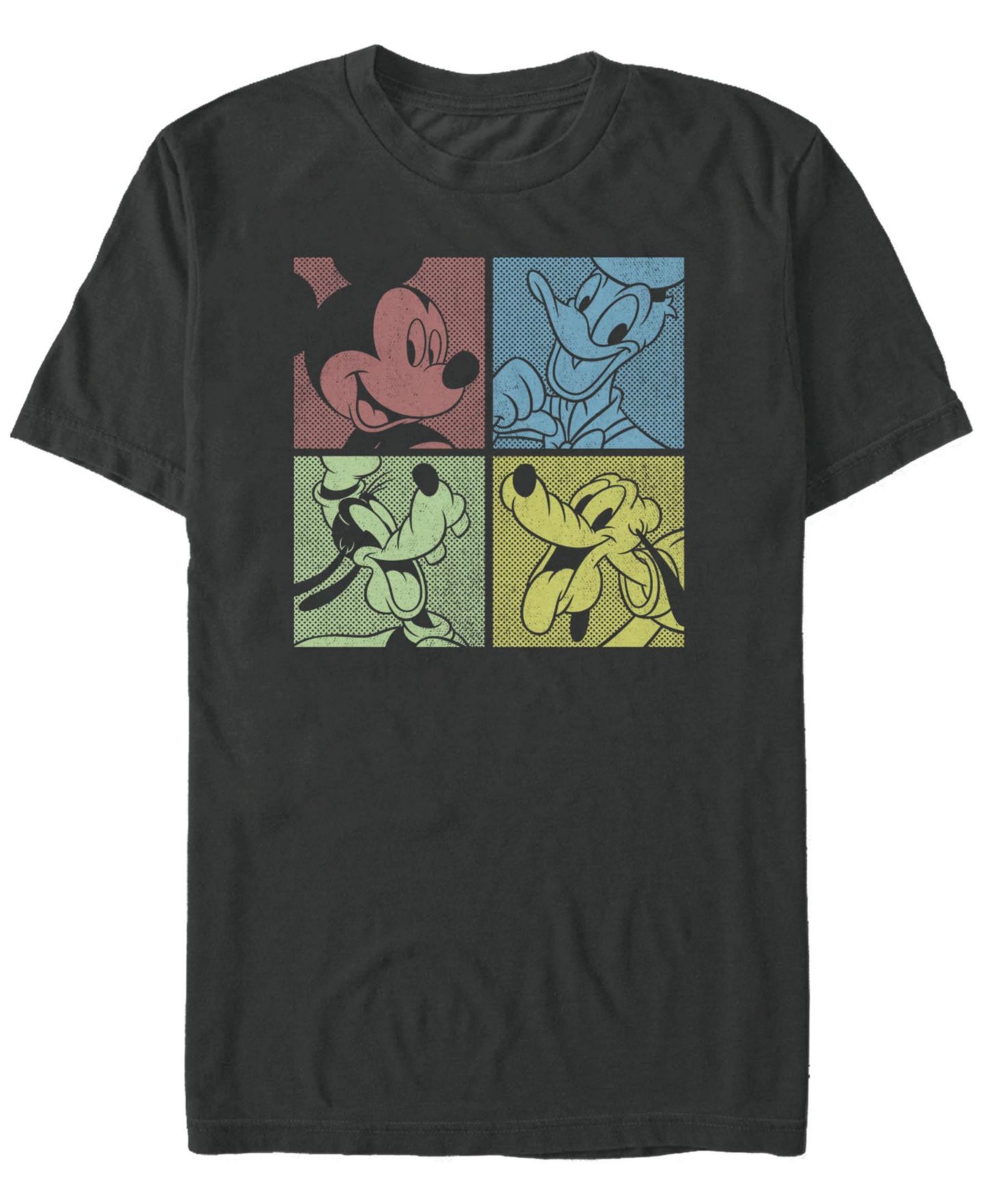 Мужская футболка Fifth Sun Fab Four Short Sleeve Crew, цвет: Чёрный — фото 1