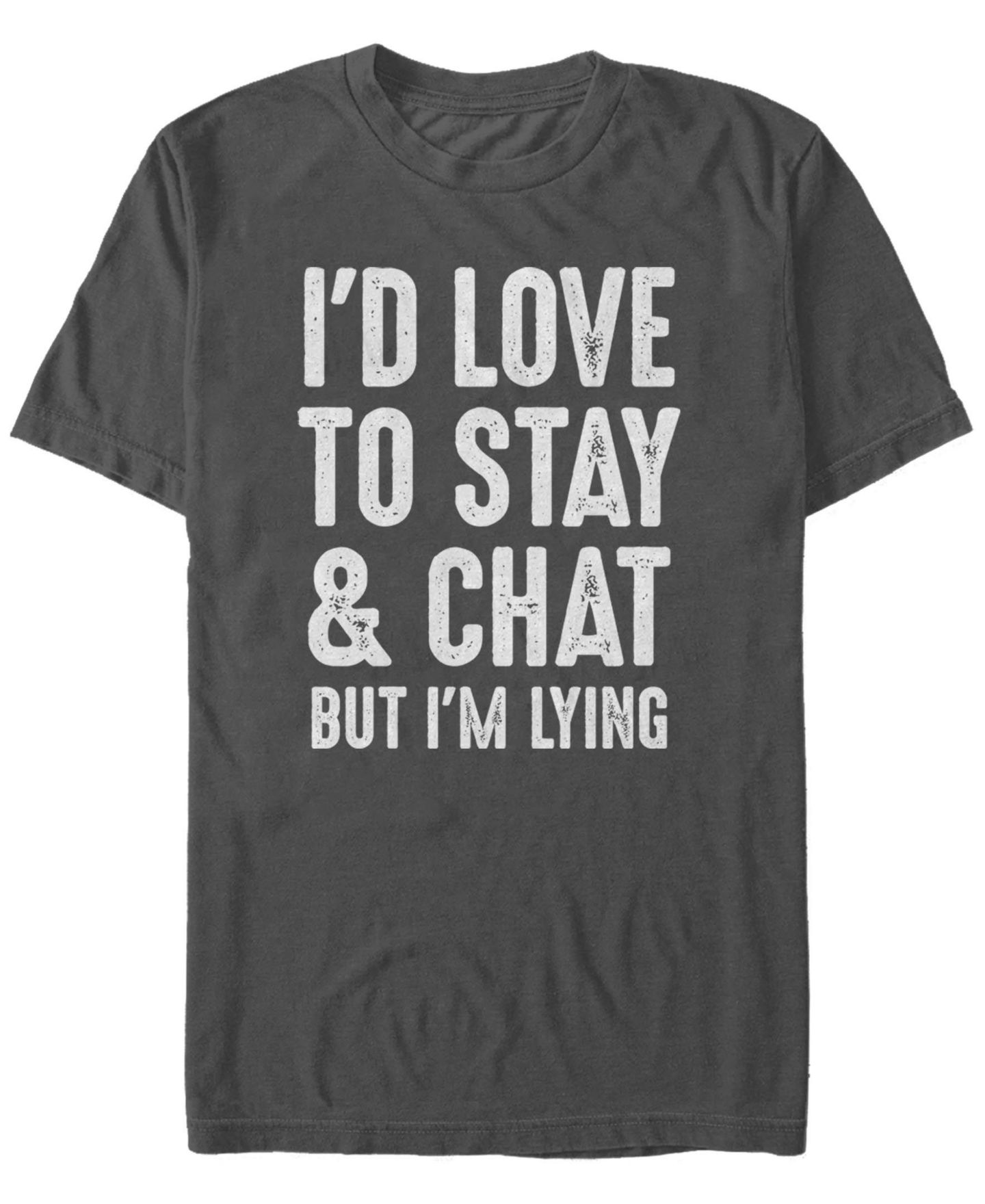 Мужская футболка Fifth Sun Stay and Chat Short Sleeve Crew, цвет: Угольный — фото 1