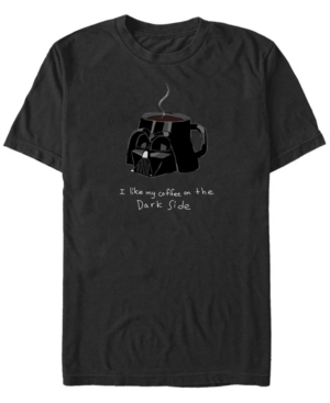 Fifth Sun Men's Coffee Dark Side Short Sleeve Crew T-shirt In Black
