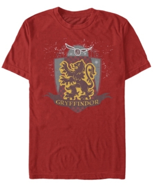 Fifth Sun Men's Gryffindor Quidditch Short Sleeve Crew T-shirt In Red
