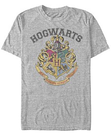 Men's Harry Potter Vintage-Like Logo Short Sleeve Crew T-shirt